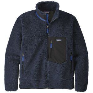 Patagonia Men's Classic Retro-X Jacket LG Navy Blue
